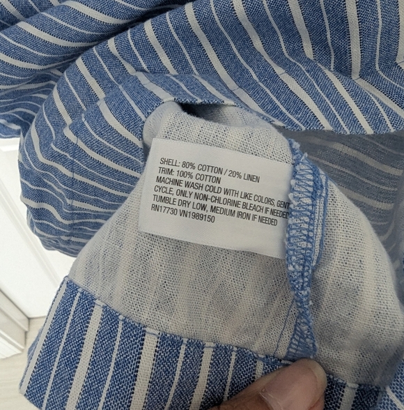 Target Blue Striped Shift Dress - Picture 4 of 4